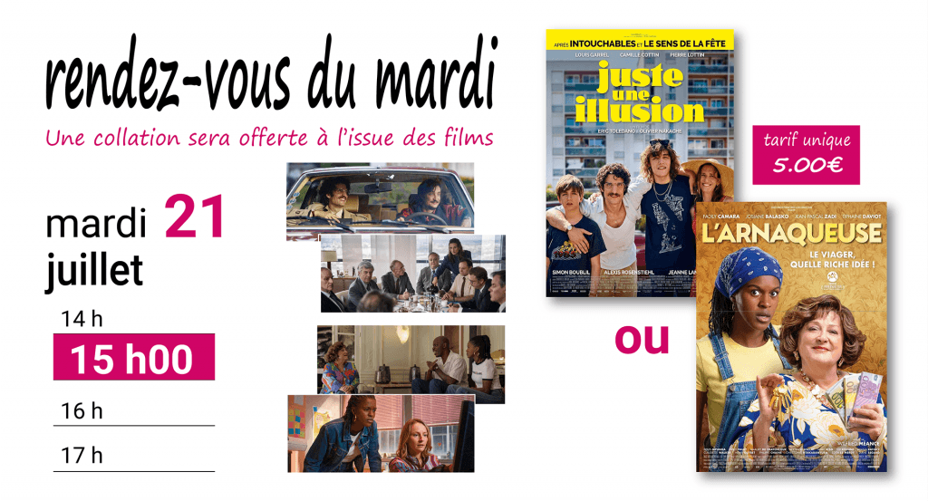 actualité Rdv mardi juillet