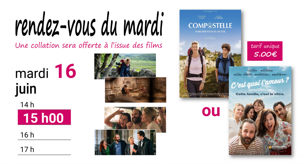 actualité Rdv mardi juin